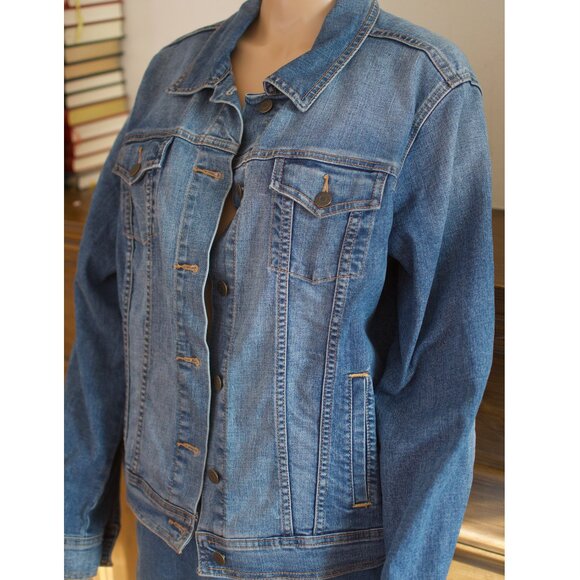 Pale blue Denim Jean Jacket / Old Navy / Size XL - Picture 4 of 8
